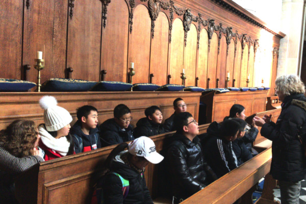 宫Jinxin参加2018年1月英伦文化研修研学中